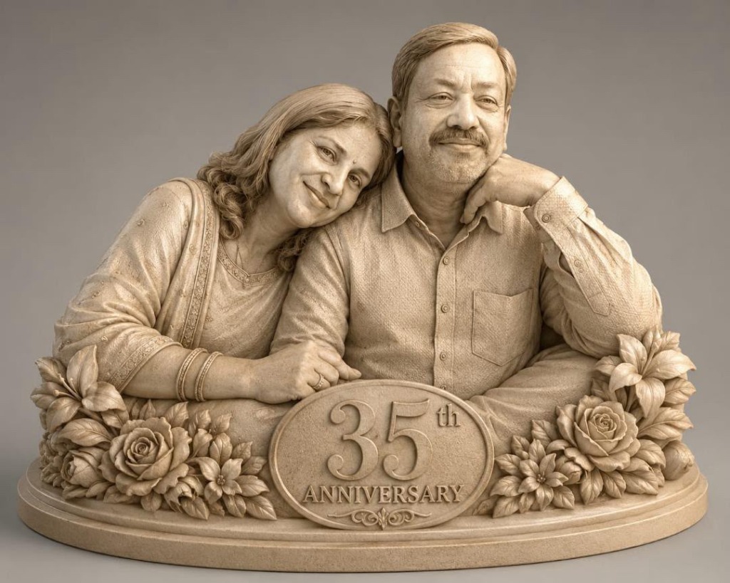 3D Anniversary Sculpture